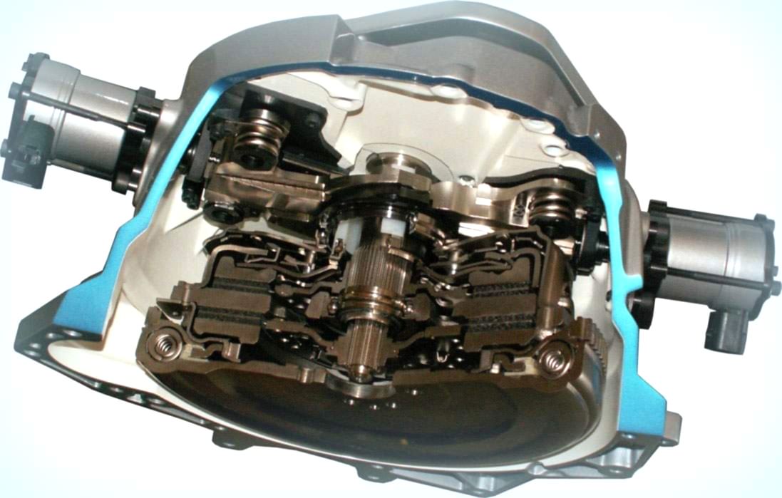 Двухдисковое сцепление. Принцип работы