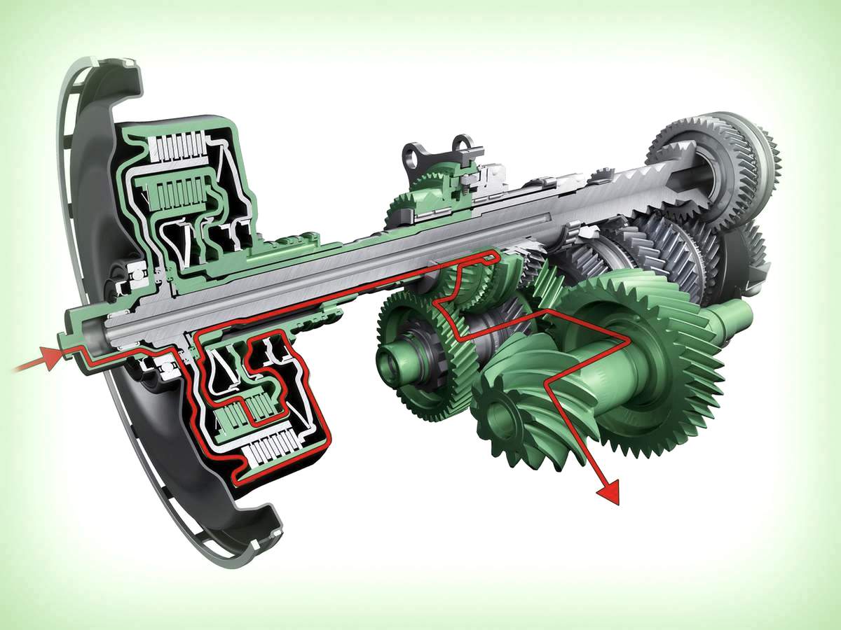 Двухдисковое сцепление. Принцип работы